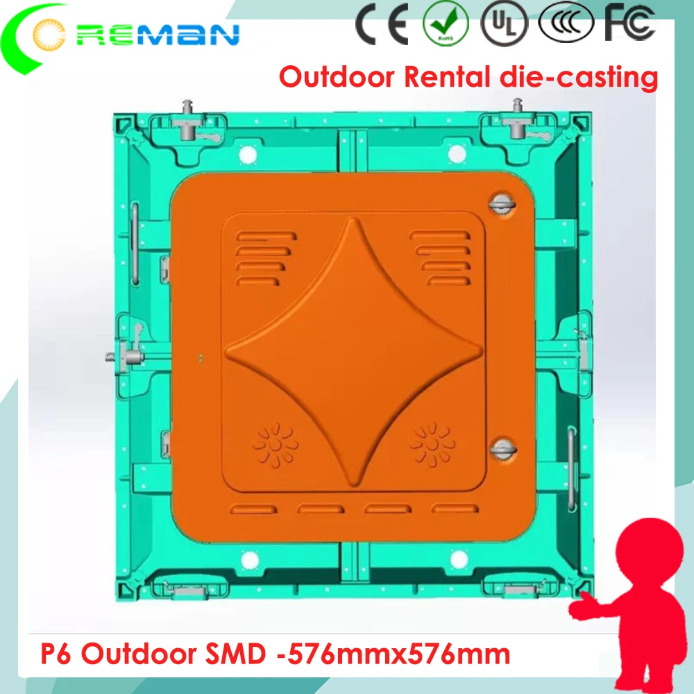 Уличный сверхъяркий светодиодный экран нации star для аренды на открытом воздухе p6