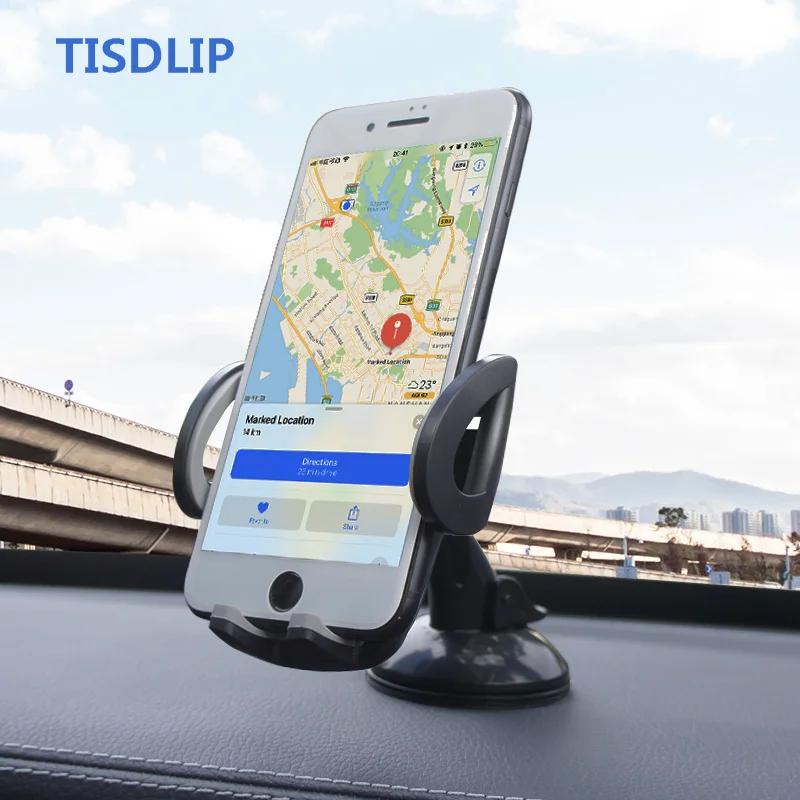 TISDLIP Universal Smartphone Car Phone Holder Stand For in The Mount Mobile Support Cellular Iphone 8 Plus | Мобильные телефоны и