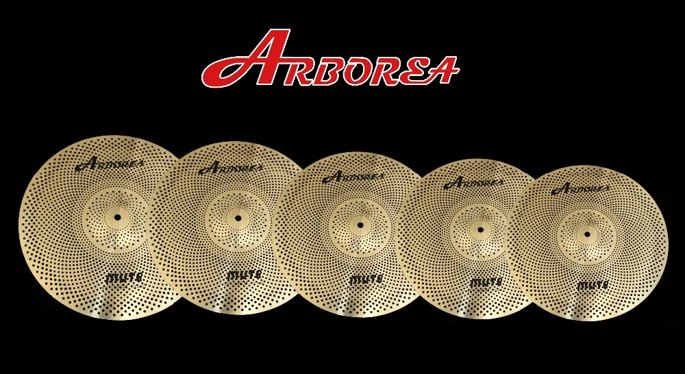 

Golden Color Low volume cymbals/Silence Cymbal Set