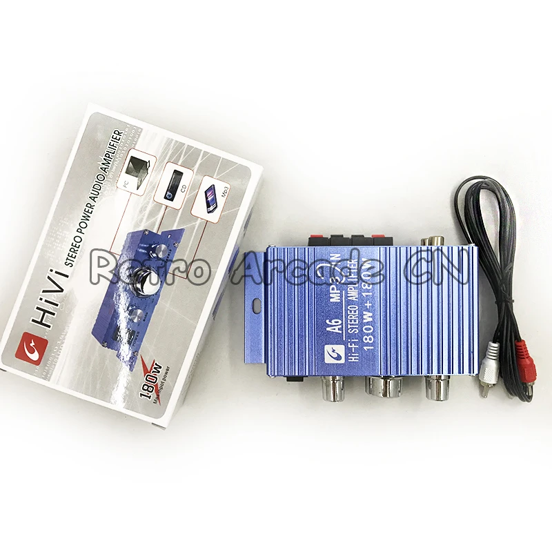 

Stereo Amplifier HIFI digital power amplifier board/arcade accessories for Coin operator game cabinet DVD MP3 player & PC