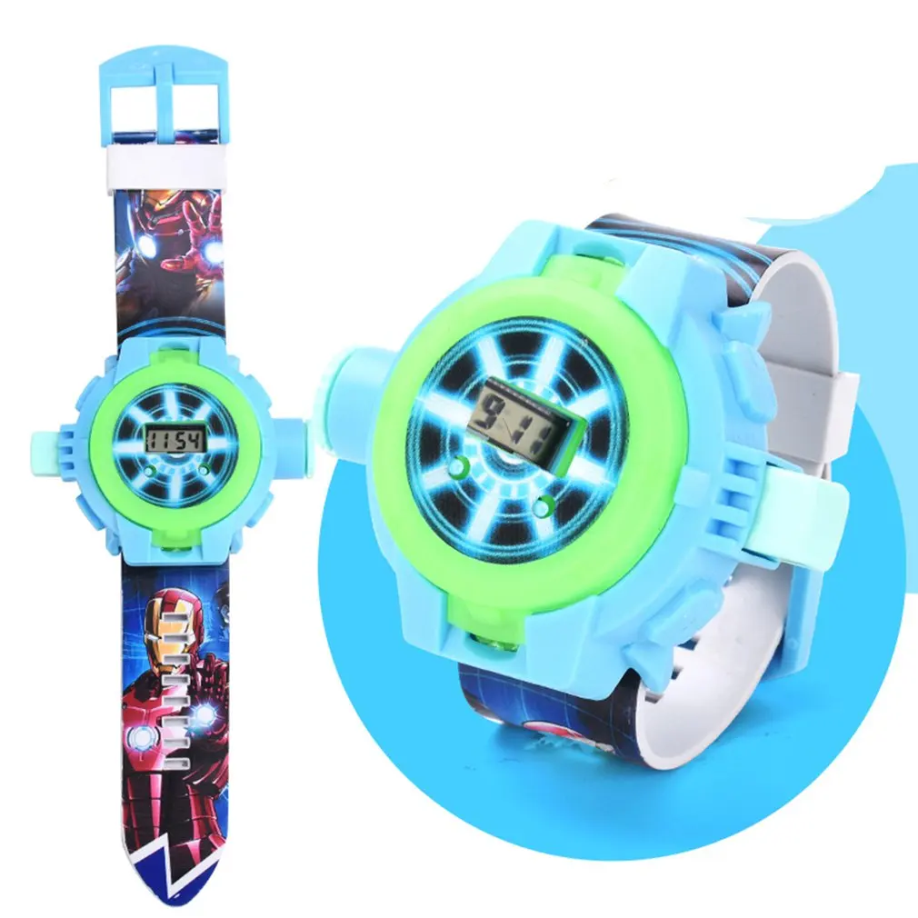 Люди с такими же часами Детские Мультяшные анимационные проекционные часы