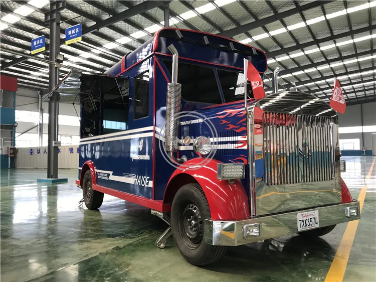 Электрический автомобиль длиной 5 м винтажная тележка для еды передвижная