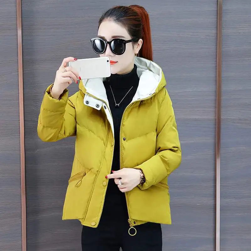 Модный женский пуховик с капюшоном 2020 зимняя новая Женская парка плотное теплое