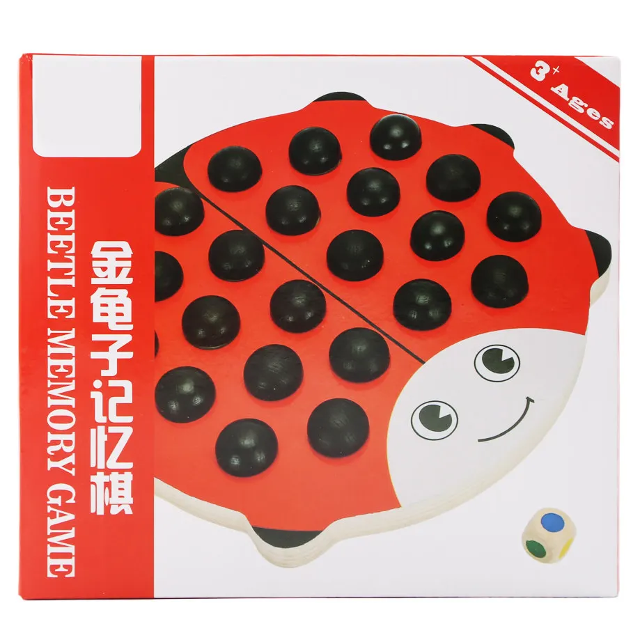 Обучающие игрушки для детей деревянный Жук память в шахматах | Игрушки и хобби