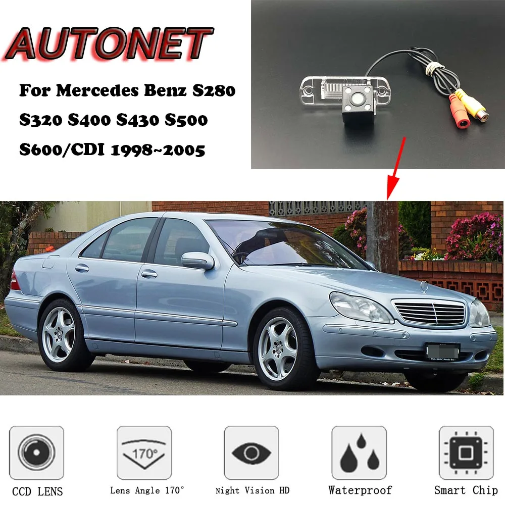 Камера заднего вида для Mercedes Benz S280 S320 S400 S430 S500 S600/CDI 1998 ~ 2005|Камеры авто| |
