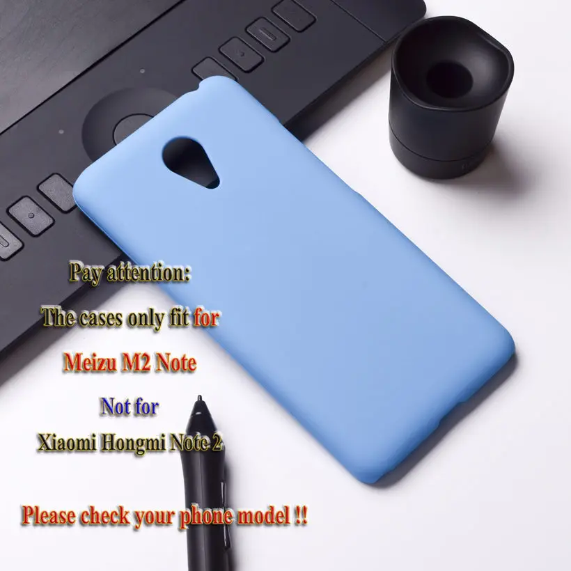 AKABEILA матовый пластиковый чехол для телефона для Meizu M2 Note M571H сумка-чехол Meilan Note Plus Meilan Note 2 M2Note Meilan Note2 чехол s - Цвет: Небесно-голубой