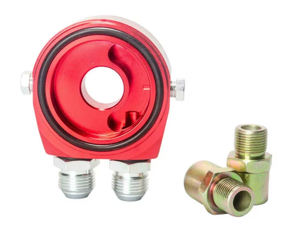 Универсальный Алюминий сэндвич Нефть адаптер фильтр пластинчатый охладитель