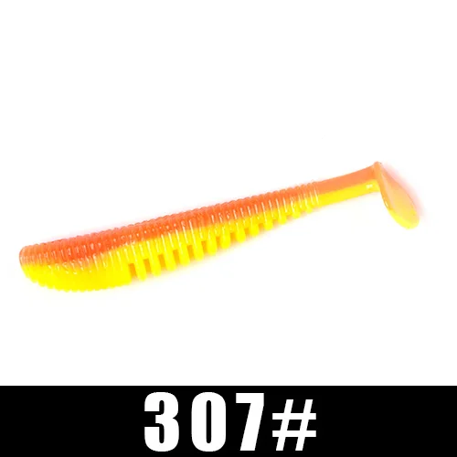 307 FISH KING рыболовные приманки мягкие приманки для рыбалки 75 мм/3,5 г 100 мм/8,0 г 125 мм/11,5 г воблеры Shad Карп силиконовые искусственные - Цвет: 307