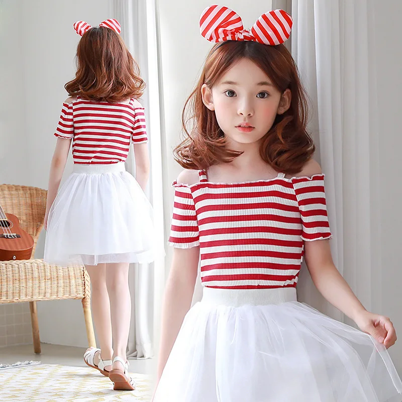 Новинка 2020 года эластичная летняя футболка с открытыми плечами для больших