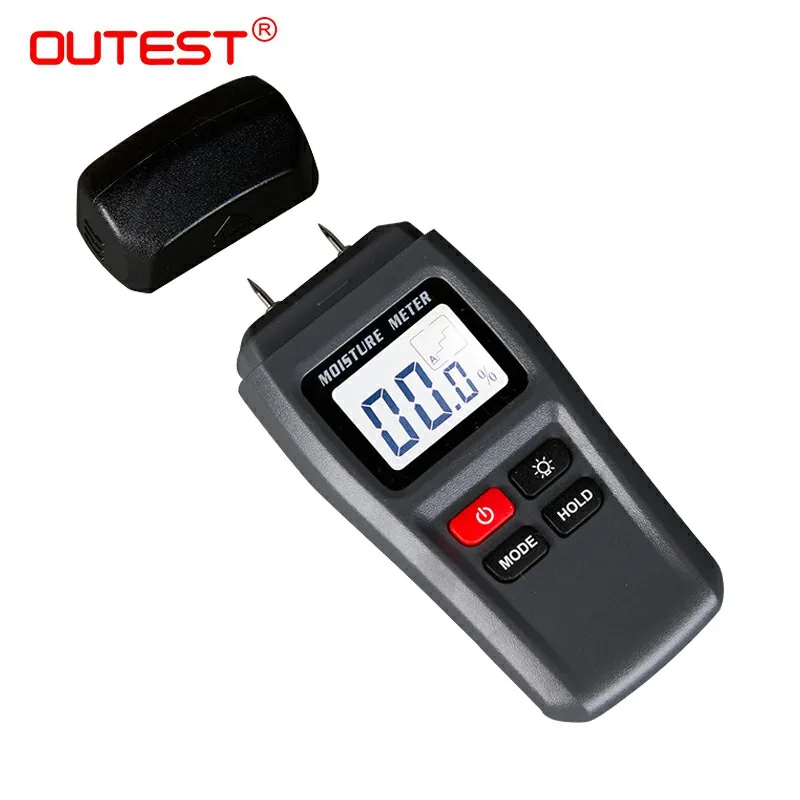 Новейший цифровой измеритель влажности древесины гигрометр 0 ~ 99.9% 1% 99% с