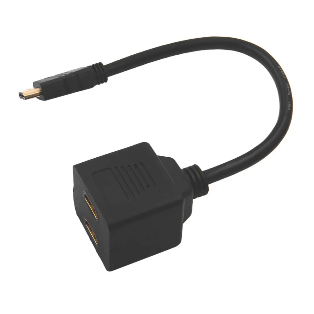 HDMI 2 порта вход Male 1 порт Выход Женский переключатель Y сплиттер Шнур кабель