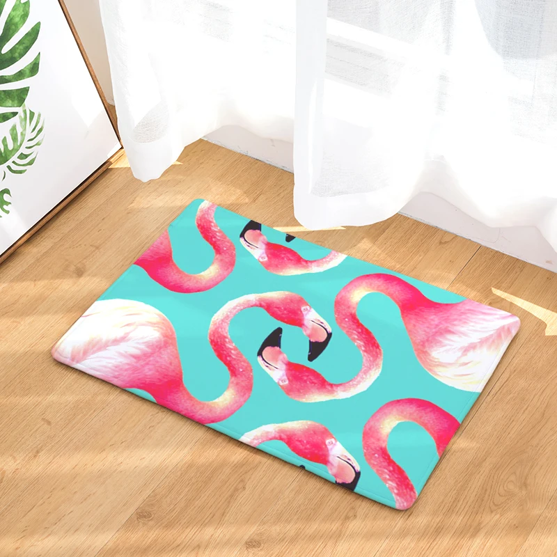 Коврики для входной двери с рисунком фламинго 40x60 см 50x80 см|door mat|decorative matshome mat |