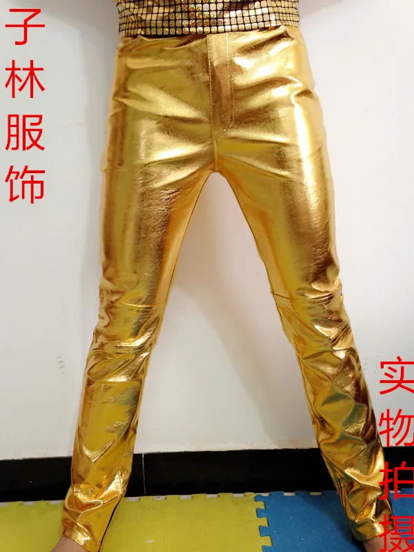 Штаны для выступлений диджеев модные мужские отдыха облегающие брюки из