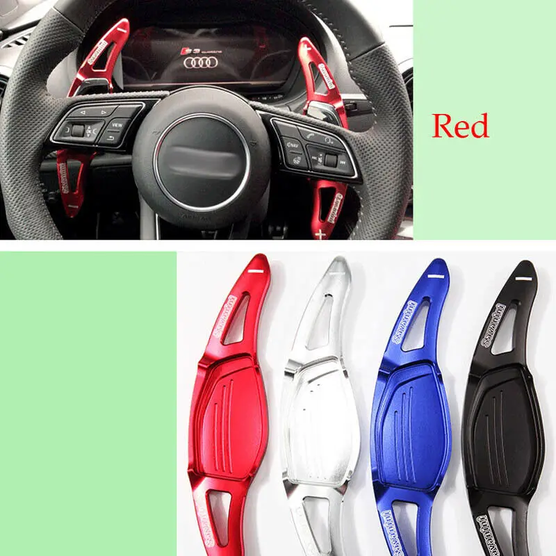 Savanini Alloy Add-On Steering Wheel DSG Paddle Shifters Extension For Audi RS4