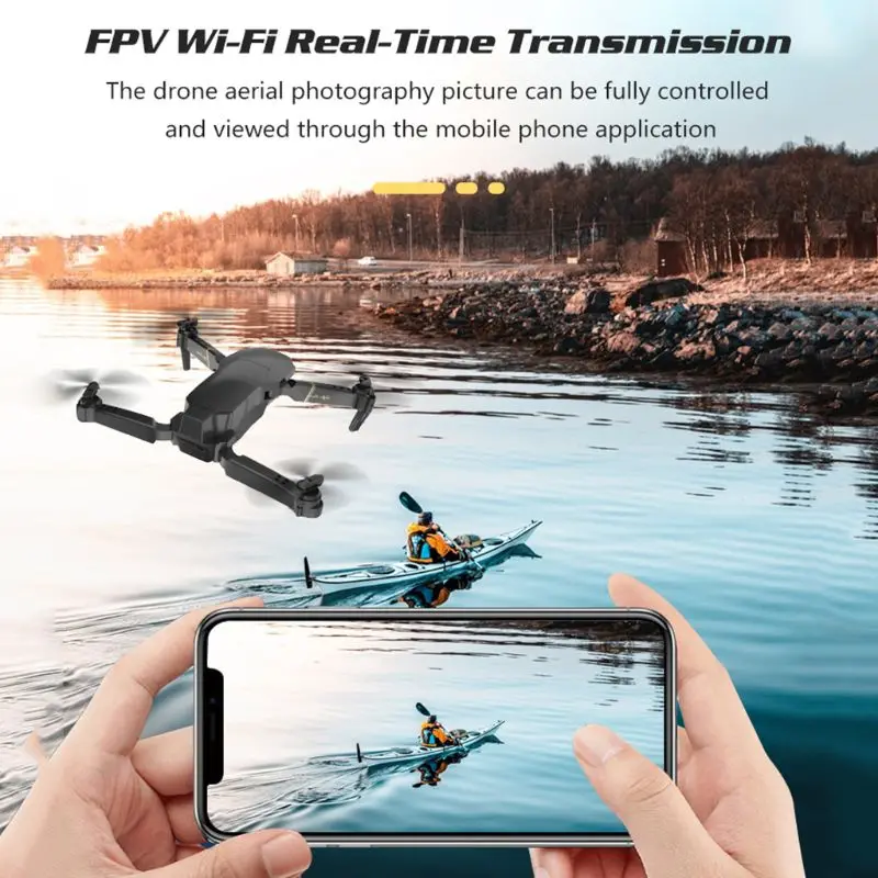 Премиум GD89 wifi FPV 480P 1080P HD камера режим удержания высоты складной Радиоуправляемый Дрон RTF