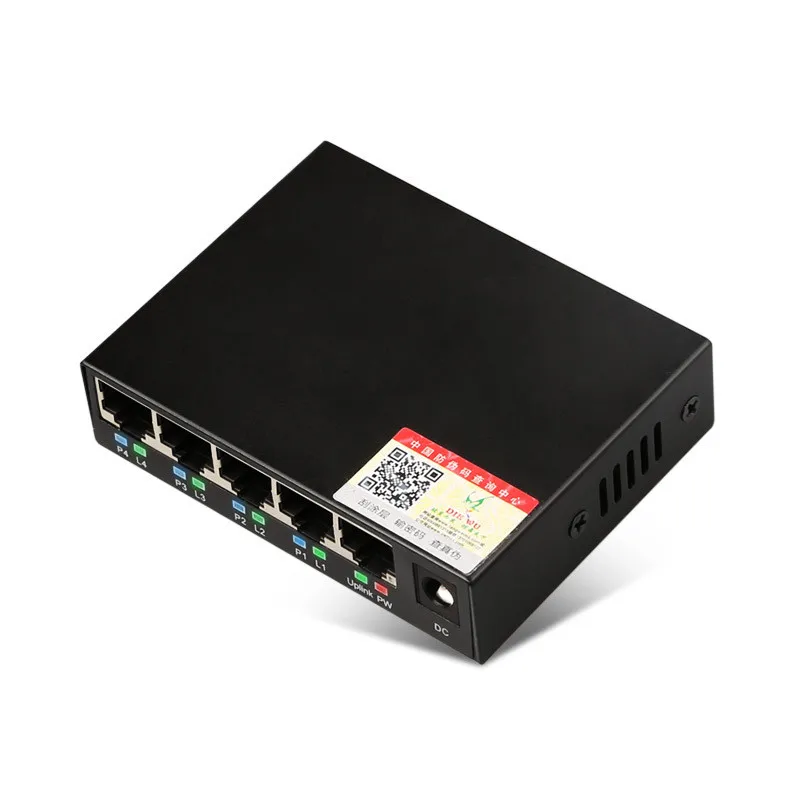 5 портов POE 10/100 Мбит/с интеллектуальный коммутатор RJ45 сетевой беспроводной AP