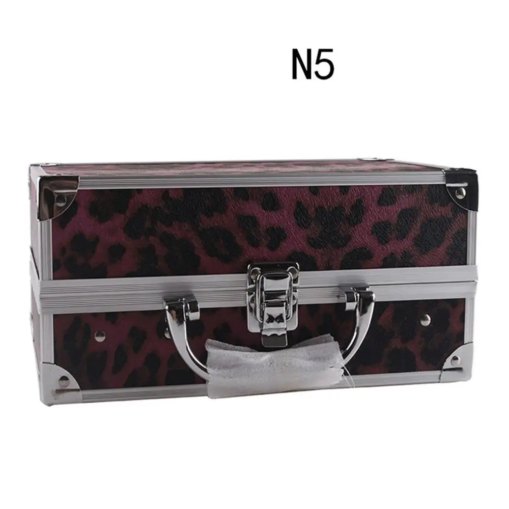 type 4 MISS ROSE Leopard сумка для макияжа визажист специальная коробка для макияжа Палетка для теней новая - Цвет: type 4