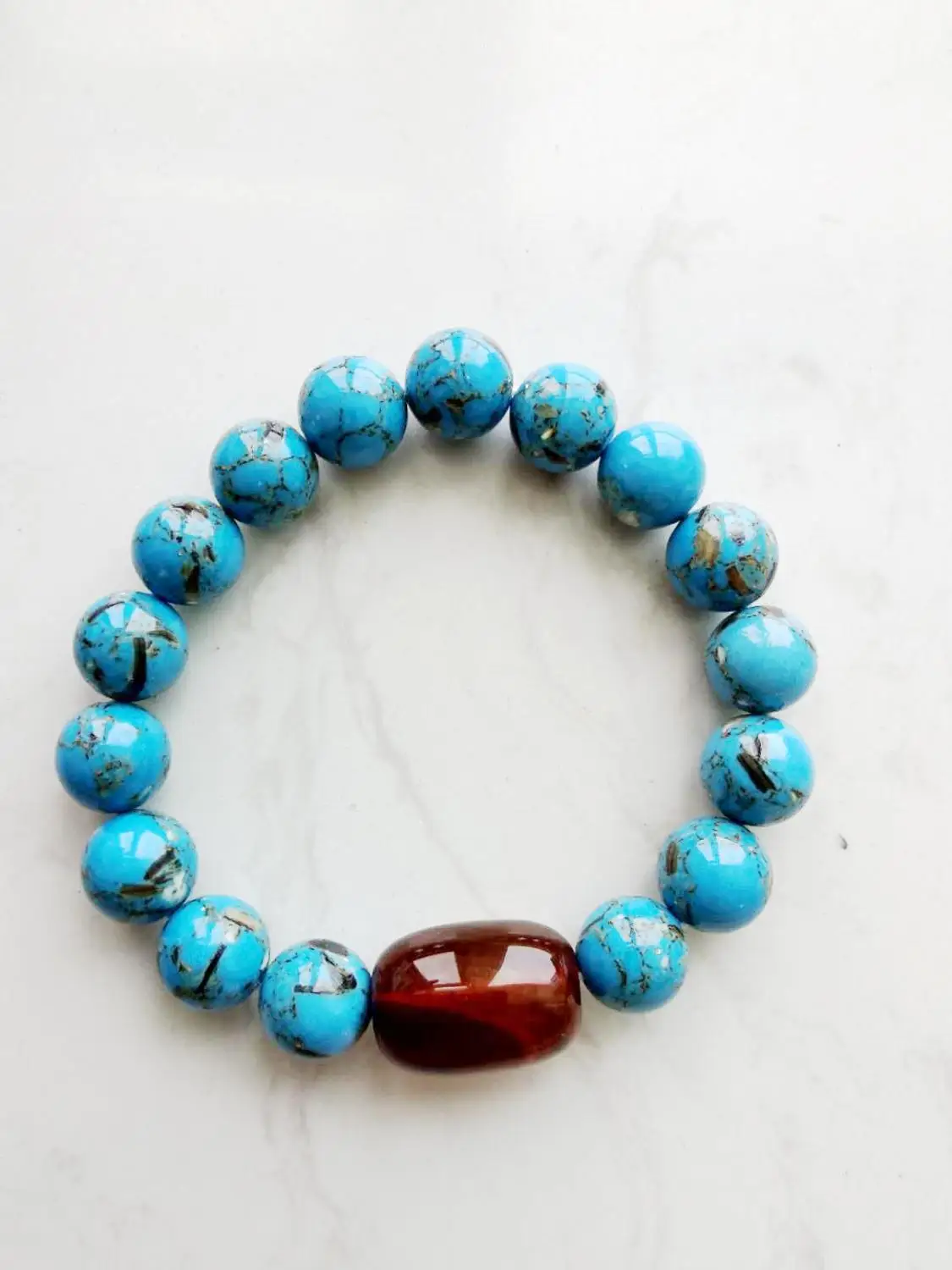 Браслет-цепочка из натурального опала кошачий глаз 8 мм браслет камня | Украшения