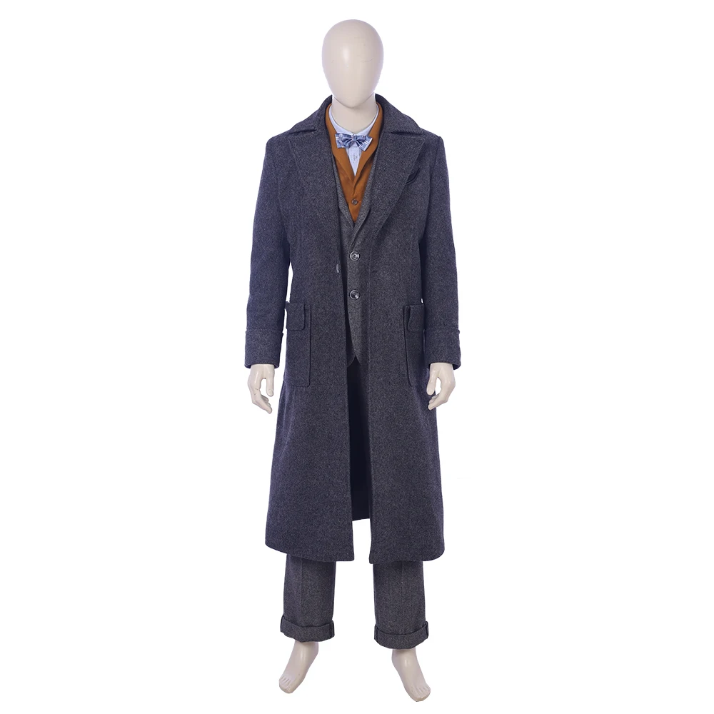 Фантастический Newt Scamander из The Crimes of Grindelwald Косплей Костюм животные зверь Хэллоуин мужской костюм на заказ наряд