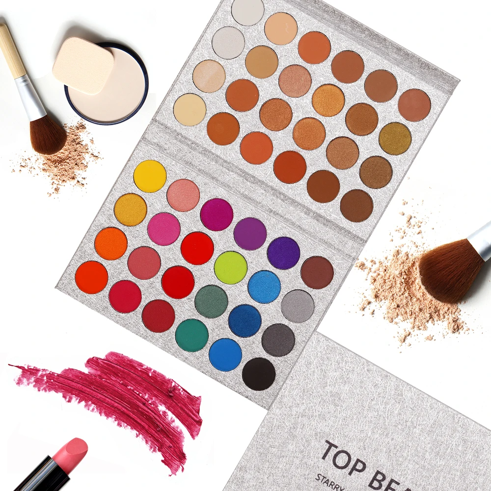 Палетка теней Beauty Glazed для макияжа глаз тени матовые пигментированные