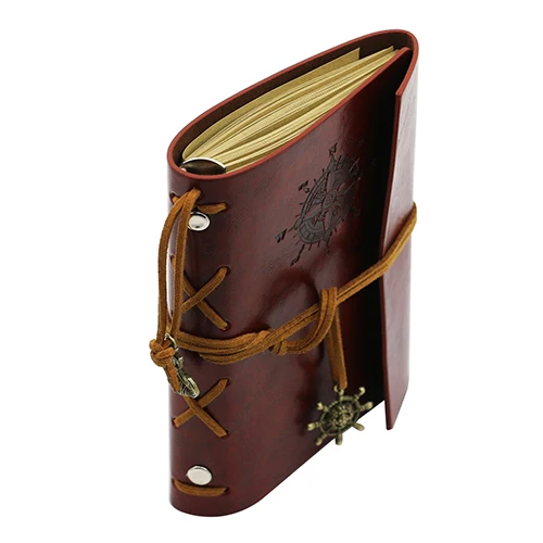 Retro Anchor Faux Leather Cover Notebook Journal Diary Blank String Nautical | Канцтовары для офиса и дома