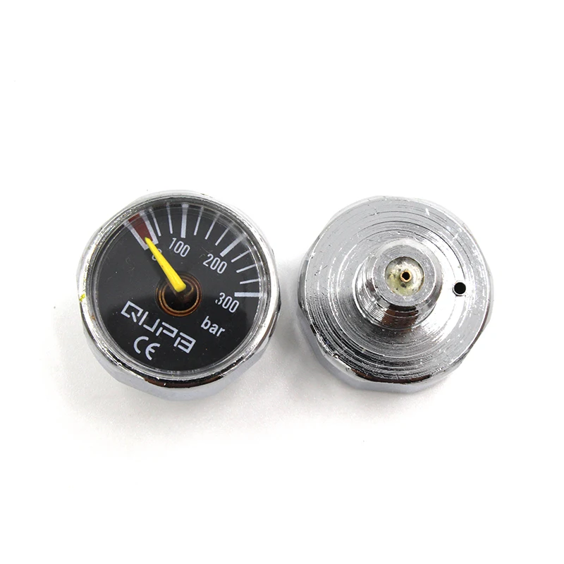 QUPB 1 дюймовый мини манометр 300 бар черный 1/8NPT CE сертифицированный GES007|300bar|gage |