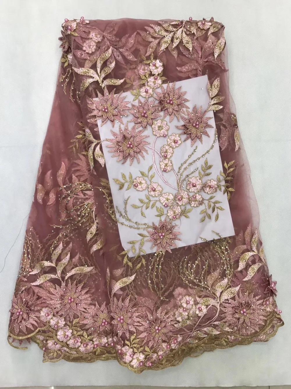 Высокое качество в нигерийском стиле Кружево Ткань S 2017 с Камни Африканский