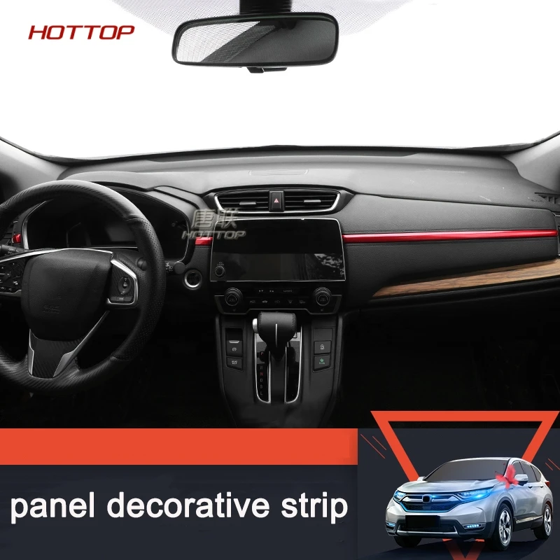 Для Honda CRV CR-V 2017 2018 ABS красная интерьерная консоль средняя панель дверь внутренний