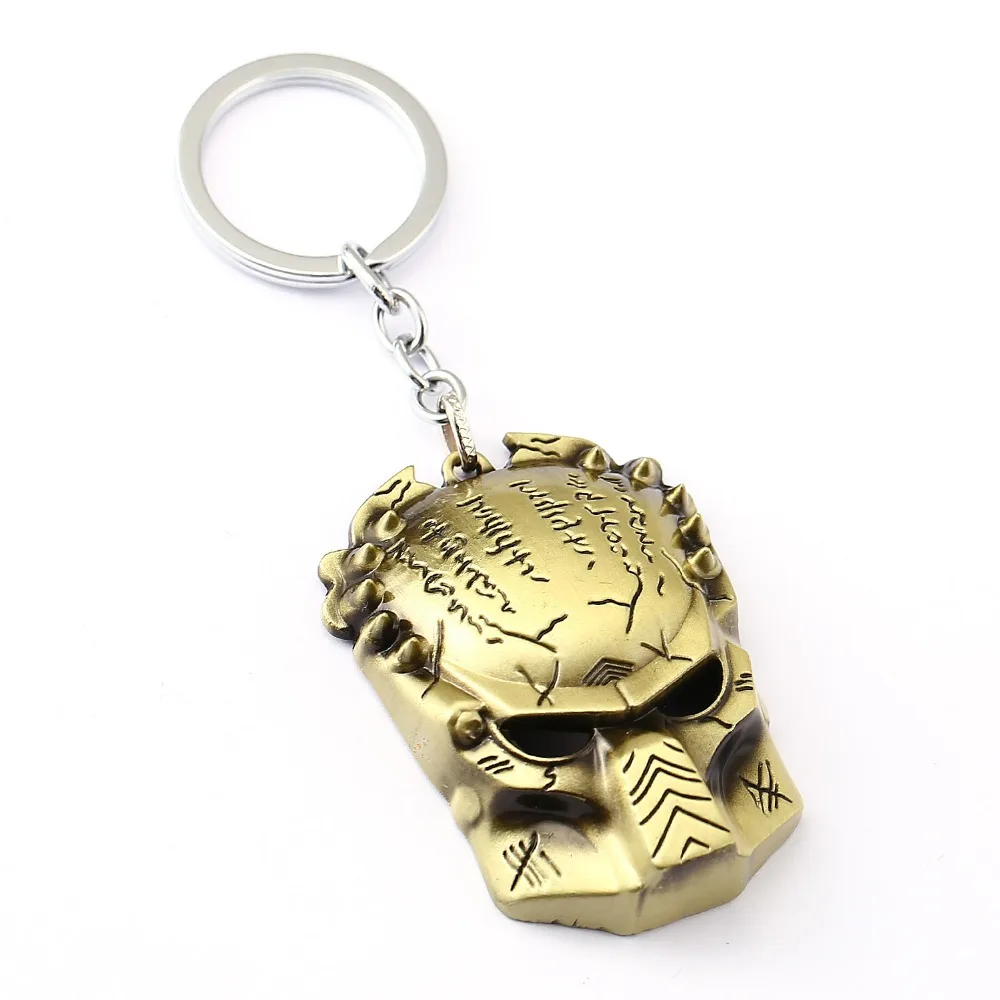 

MS Jewelry Aliens V Predator Key Chain AVP Key Rings Holder For Gift Chaveiro Car Keychain Movie Game Souvenir