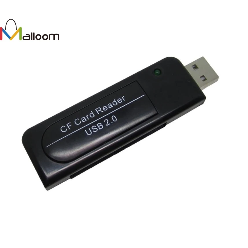 Malloom Новое поступление аксессуары для ПК высокоскоростной USB 2,0 CF кард-ридер компактный флэш USB кард-ридер для ПК компьютера