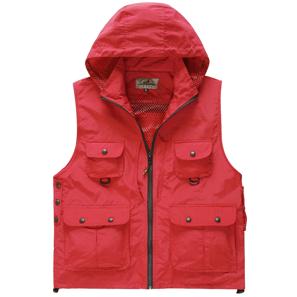 Мужской/женский мужской жилет для пешего туризма с несколькими карманами