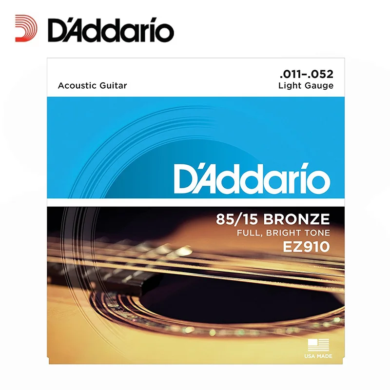 D'Addario EZ900 EZ910 EZ920 EZ930 Великие американские бронзовые для акустической Daddario