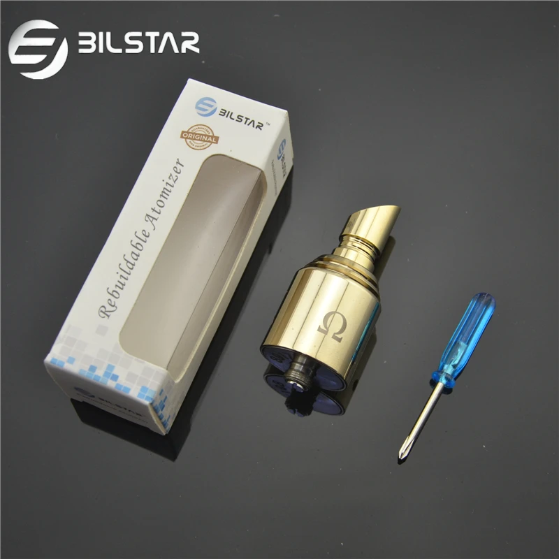 Оригинальный атомайзер Bilstar Omega RDA Ремонтный капельный из нержавеющей стали 304