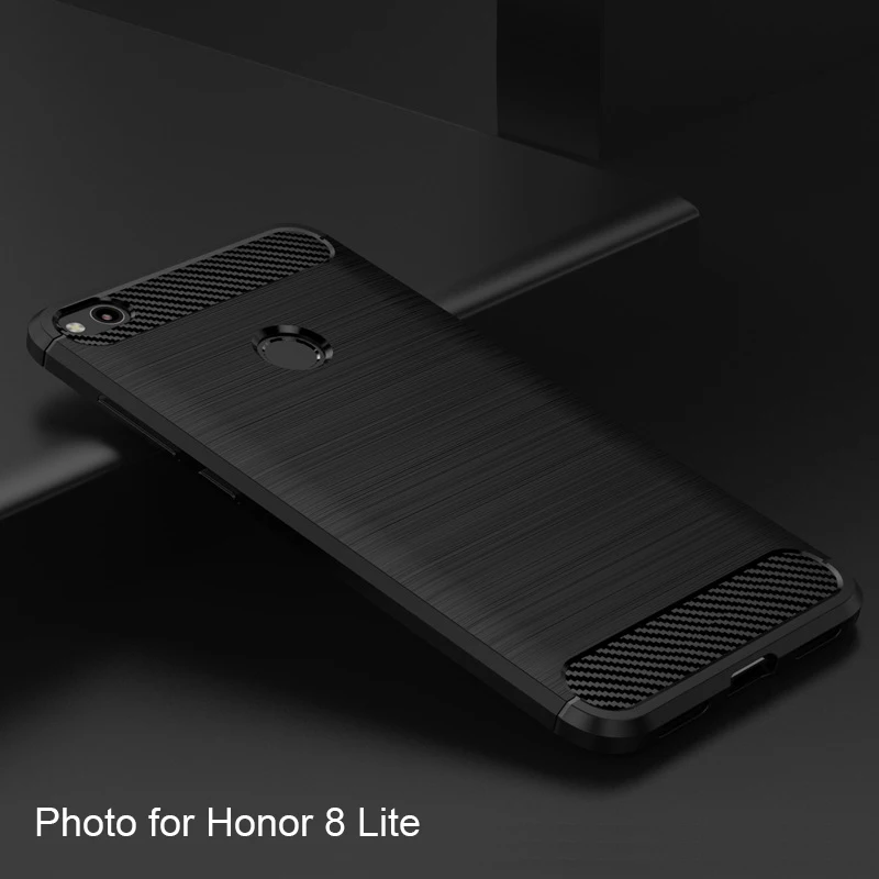 MAKAVO For Huawei Honor 8 Case Silicon Armor Soft Housing for Honor8 Pro Flexible Fundas Back Phone Cover Lite | Мобильные телефоны