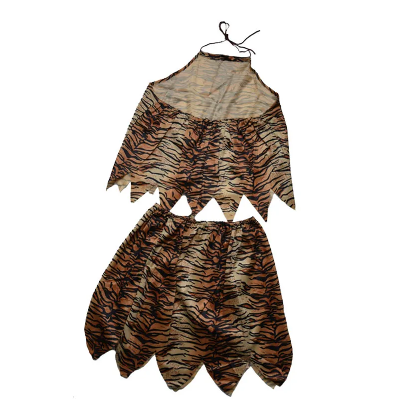 Women Sexy Tiger Print Primitive Society Savage Cosplay Costume For Adults Stage Performance Masquerade Party Halloween|cosplay costume|costumes for