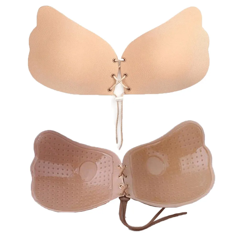 Сексуальные женские самоклеющиеся Бюстгальтеры без бретелек Силиконовые