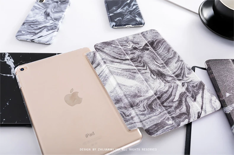 BLACK Marble Magnet Flip Cover For iPad Pro 9.7 Air 10.5 11 10.2 12.9 Mini 2 3 4 5 Tablet Case For ipad 9.7 5th 6th 7th gen