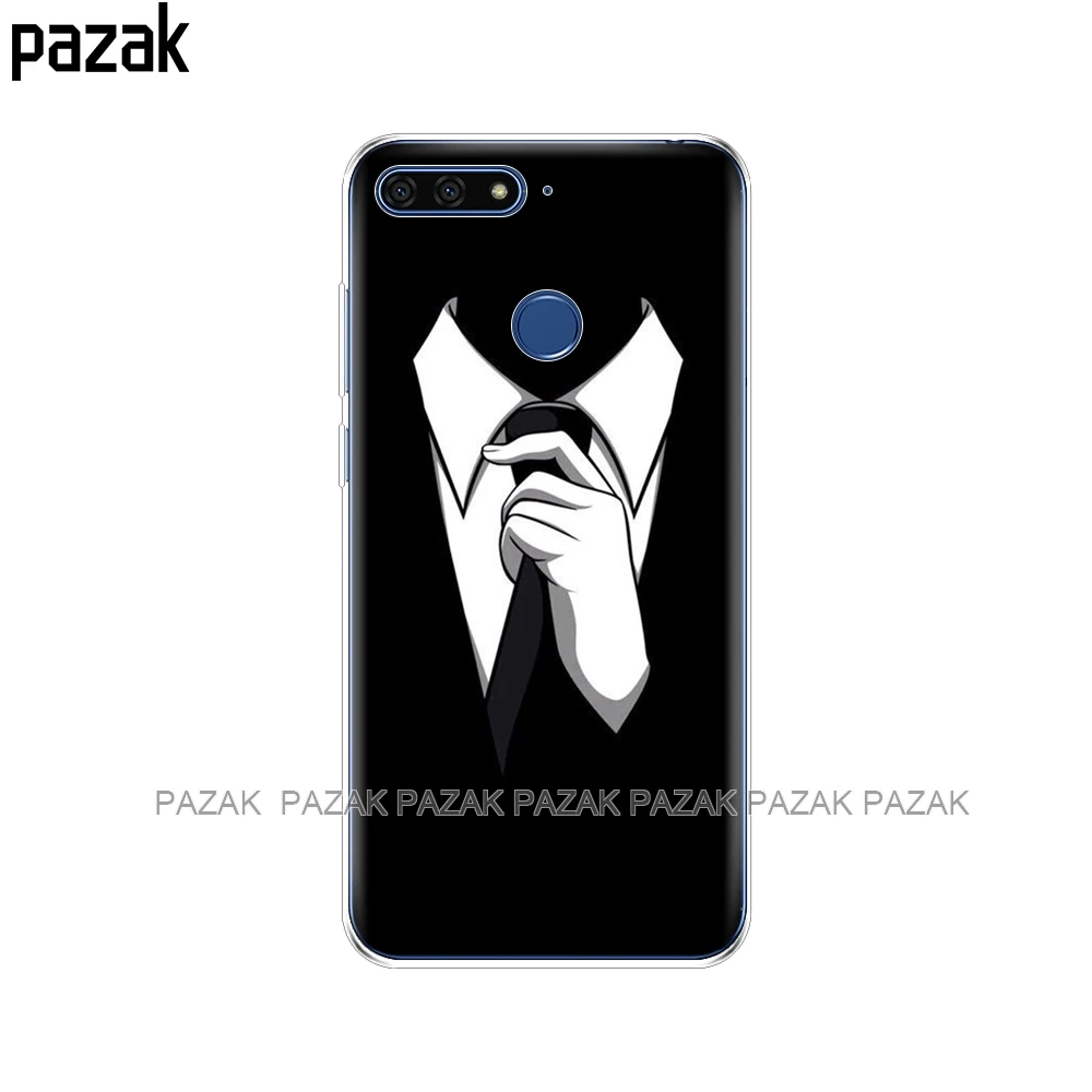 61369 Силиконовый чехол для huawei honor 7C, 5,7 дюймов, чехол мягкий, симпатичный, из ТПУ, защитный чехол для телефона huawei honor 7c Aum-L41 - Цвет: 61369