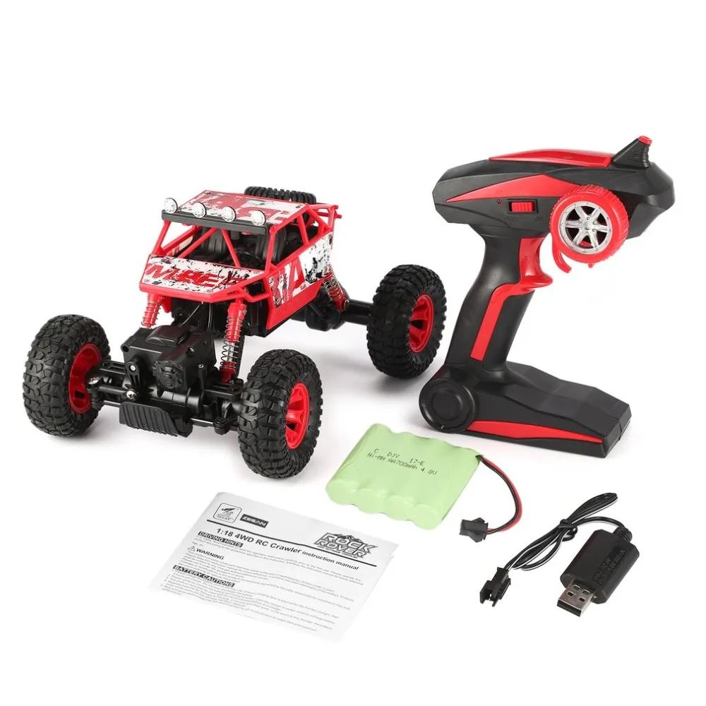 ZEGAN ГГц 1801 масштаб 4WD RC Рок Гусеничный двойной двигатели восхождение автомобиль