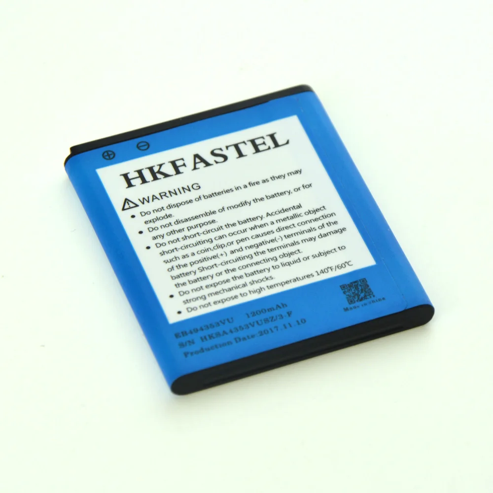 Новый литий-ионный аккумулятор HKFASTEL EB494353VU для Samsung Galaxy Mini S5570/T-Mobile Move/Galaxy Pop/Galaxy
