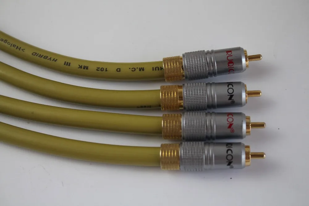 VDH Hifi hifi аудио усилитель кабель RCA линия утолщенные стенки разъема canare