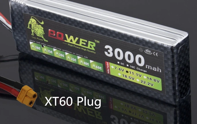 3000 XT60 Plug LION POWER 11,1 v 1500mAh 2200mah 2800mah 3000mah 4200mah 5200mah mAh Lipo батарея T/XT-60 для RC вертолета автомобиля лодки 3s батарея - Цвет: 3000 XT60 Plug