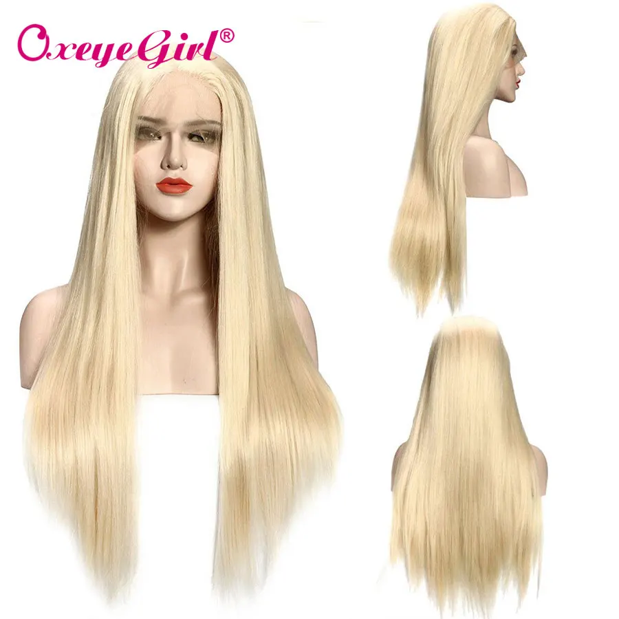 Oxeye girl 13x4 медовый блонд парик с кружевом спереди человеческие волосы бразильский