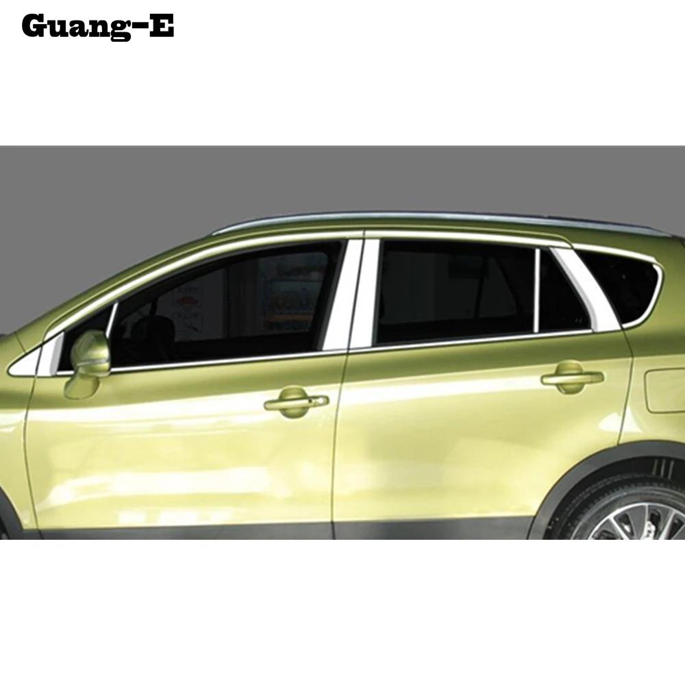 Палочка из нержавеющей стали для Suzuki Vitara 2016 2017 2018 украшение стекла стойка средняя