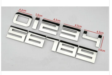 DIY Автомобильная Черная Металлическая эмблема наклейки матовая черная надпись