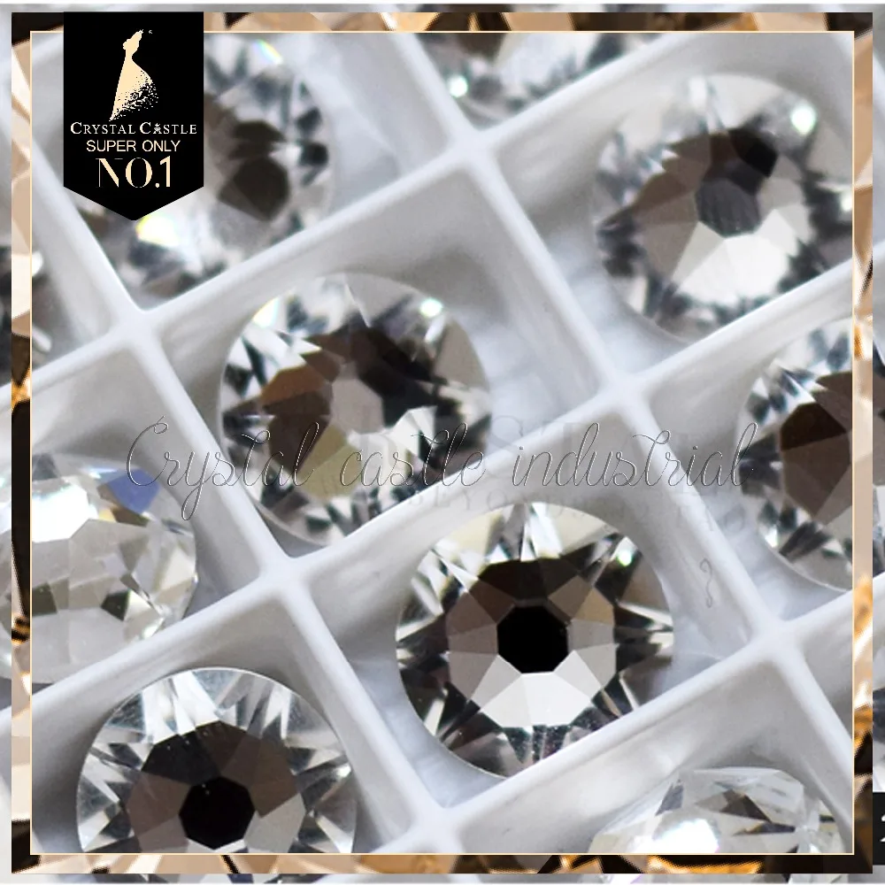 Стразы с кристаллами 6ANFH01 для свадебной обуви блестящие плоской задней