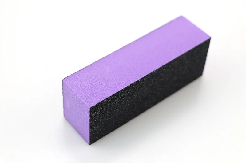 Черно-фиолетовая шлифовальная губка для ногтей 1 шт. | Красота и здоровье