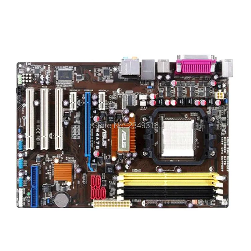 Для Asus M4A78 настольная материнская плата 770 розетка AM2 DDR2 оригинальная б/у материнская плата