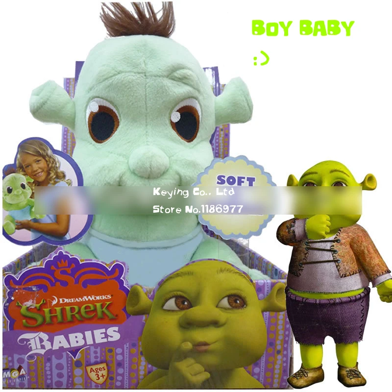 Новое поступление оригинальная милая плюшевая игрушка Shrek Baby кукла на день