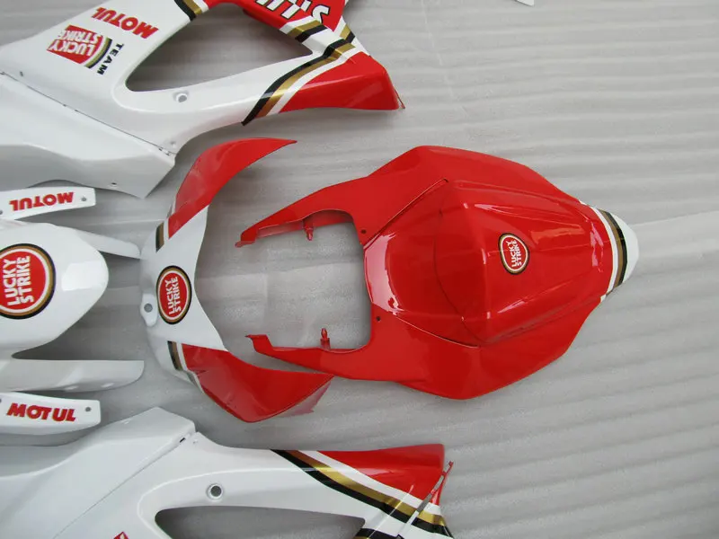 Набор обтекателей мотоцикла для SUZUKI GSXR1000 K7 07 08 GSXR 1000 2007 2008 gsxr1000 ABS LUCKY красные белые